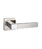 Ручки стандарт Ручка дверная S-Locked на квадратном основании A-167 SN/CP 